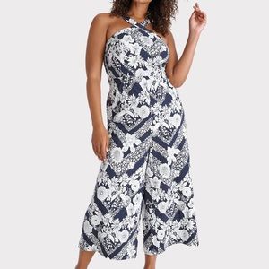 Maeve by Anthropologie Halter Jumpsuit 16W Plus
